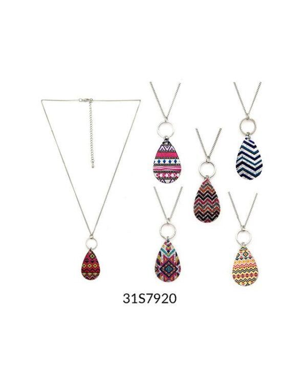 COLLAR BOMBAY PLATEADO
