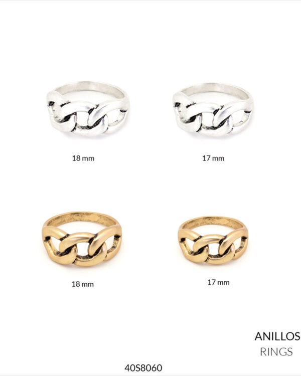 ANILLO DORADO O PLATEADO OBI