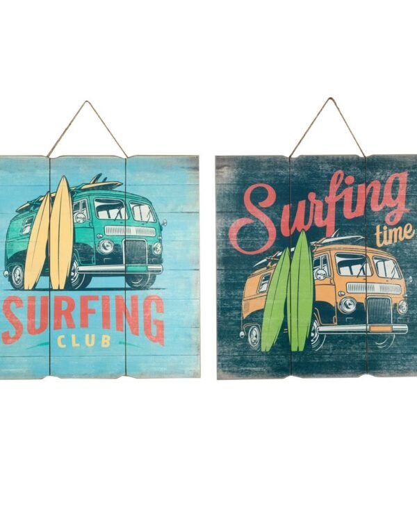 Adorno Pared Cartel Surf