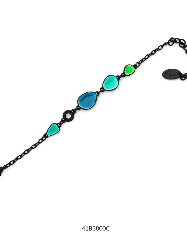 PULSERA BLACK TURQUESA