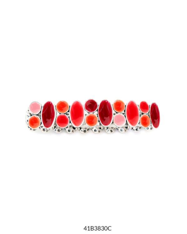 PULSERA SILVER MULTI SALMÓN