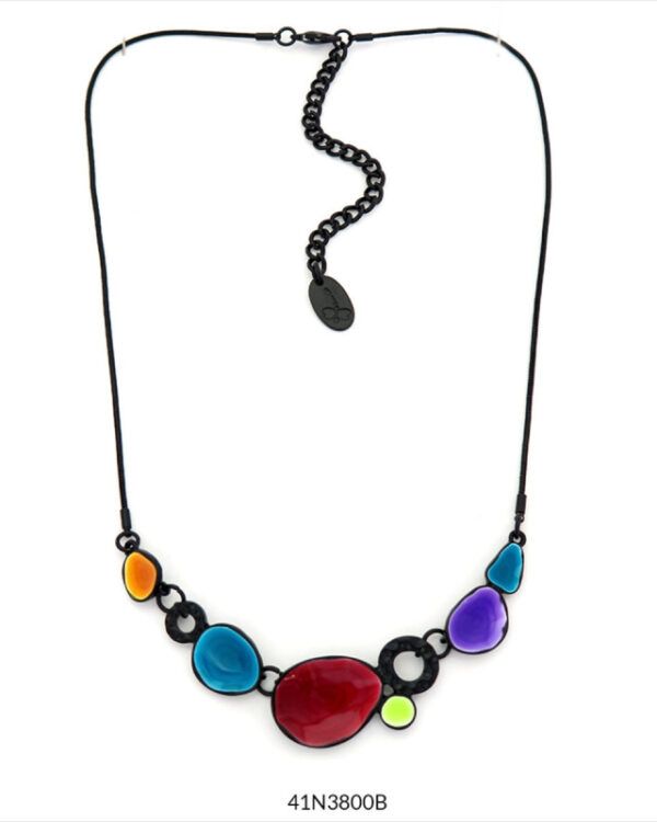 COLLAR BLACK MULTICOLOR
