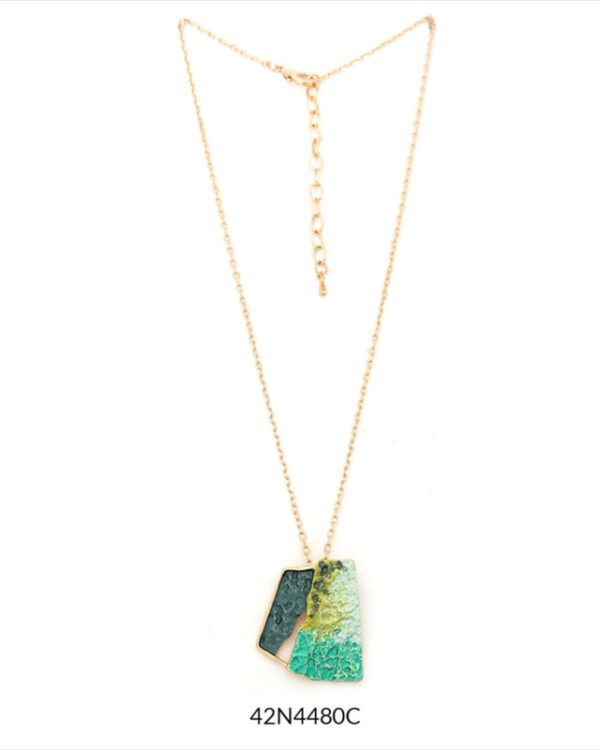 COLLAR TUCUM TURQUESA