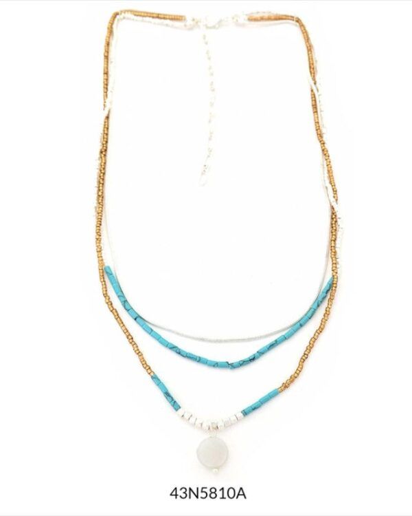 COLLAR NIKSI TURQUESA