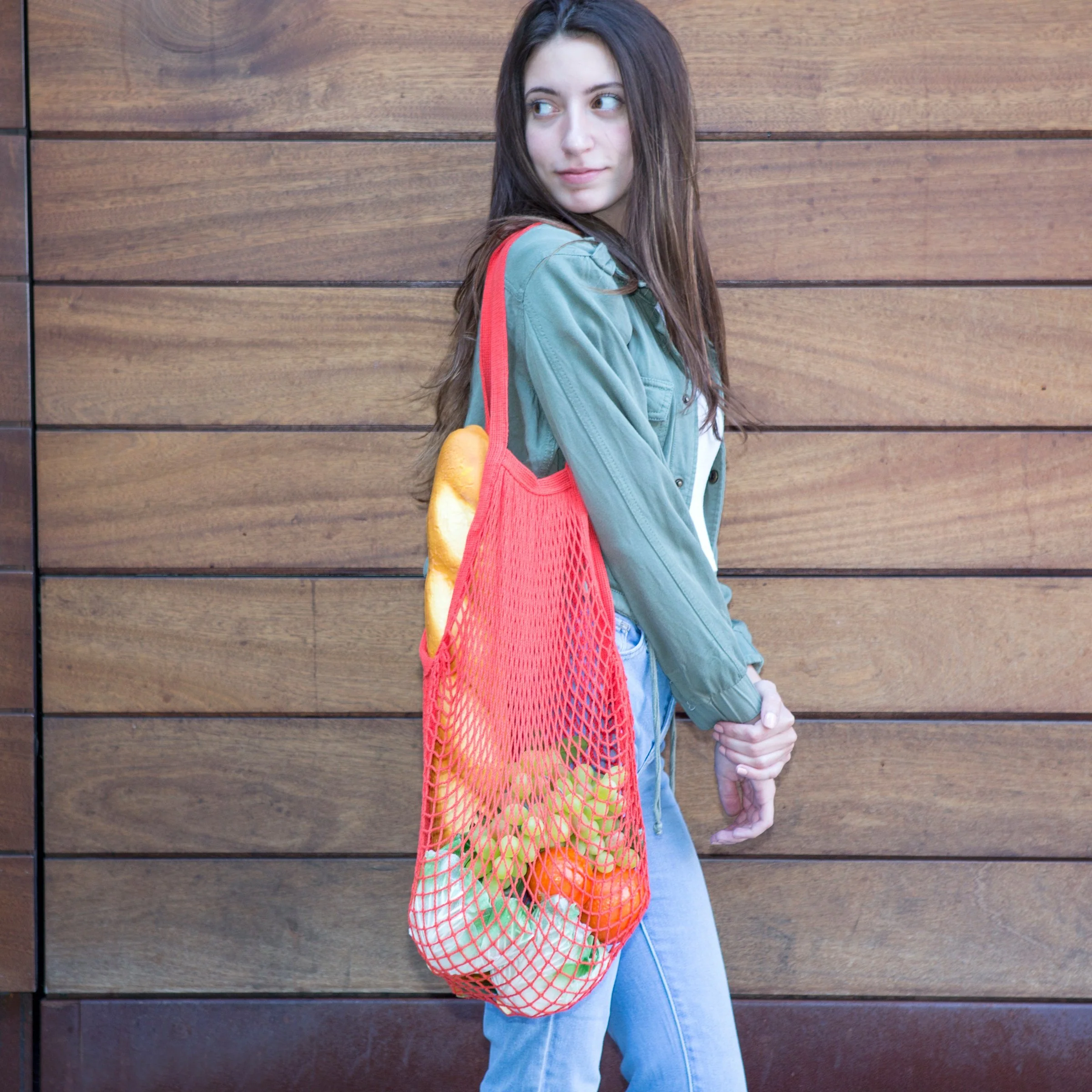 Bolsas red de mercado de algodón - Imagen 3