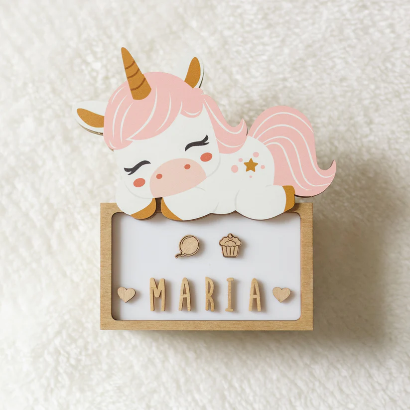 Lámpara pequeña de Sobremesa Unicornio 16,70 cm