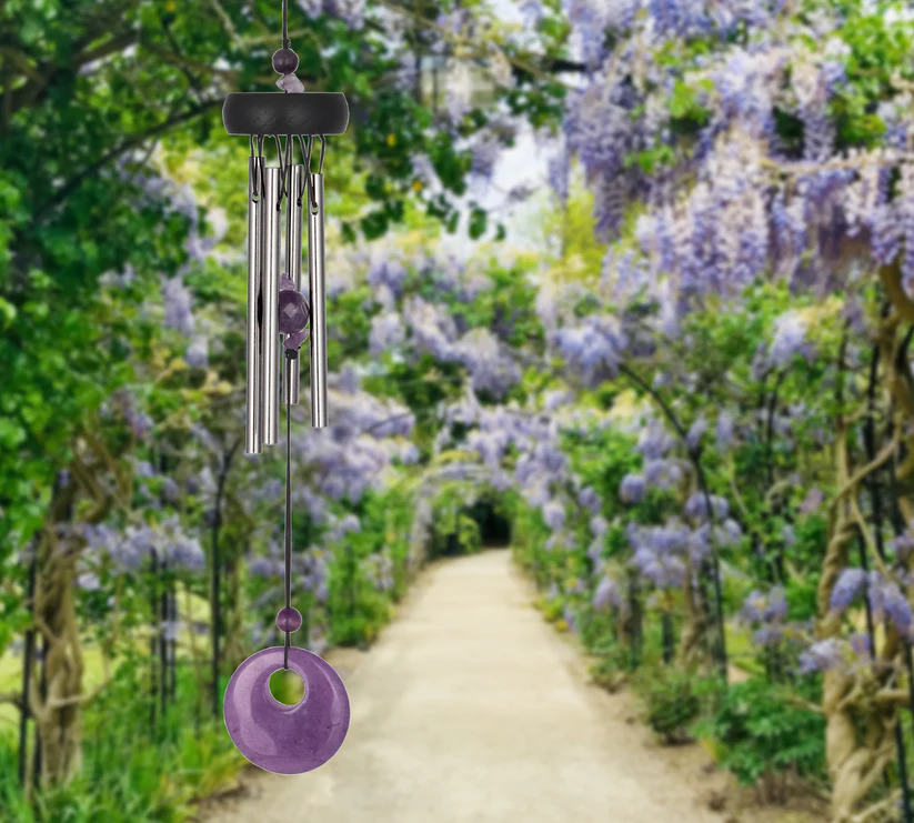 Campana de Viento Precious Stones Amatista 29 CM - Imagen 2