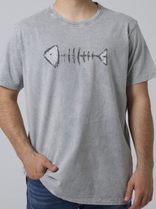 Camiseta PEZ Gris claro   BA-HUI