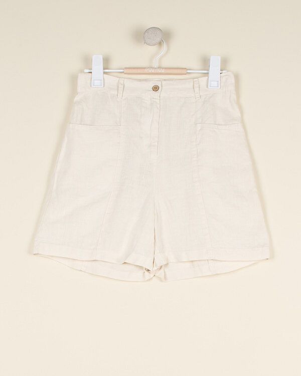 Bermudas mujer FAVARITX Crema POU NOU