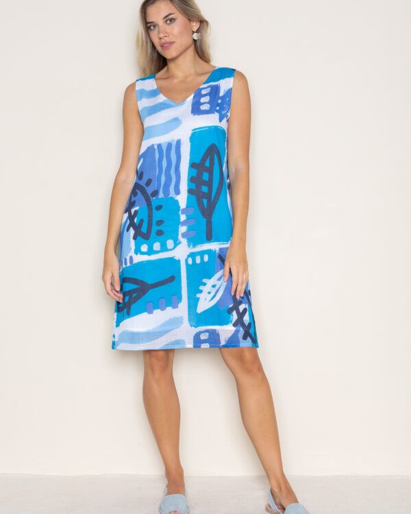 Vestido Perenne Azul POU NOU