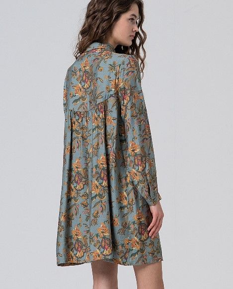 Vestido corto con lazada en cuello Multi SURKANA - Imagen 4