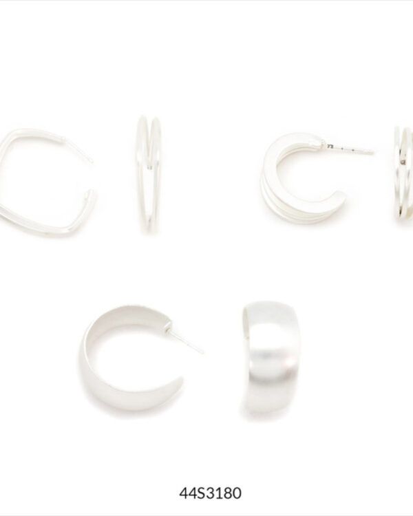 PENDIENTES VOLGA I SILVER