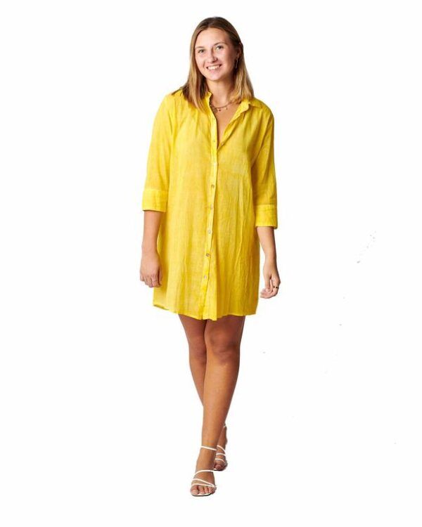 Blusón Algodón Amarillo