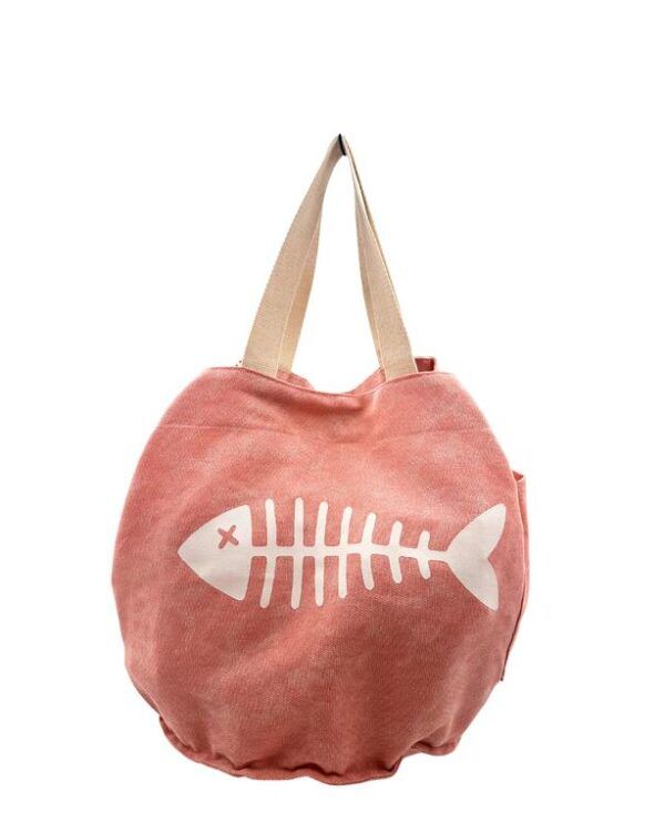 BOLSO REDONDO RASPA ROSA