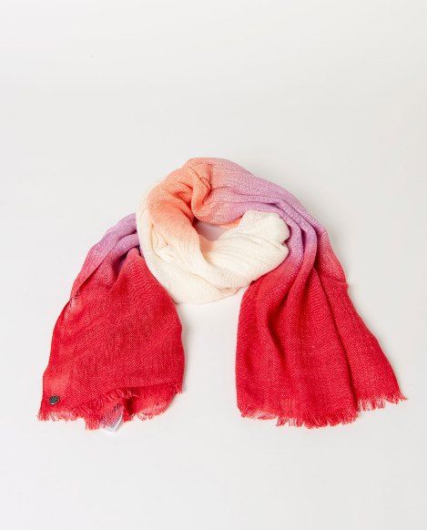 Pañuelo rectangular tie dye Rojo SURKANA