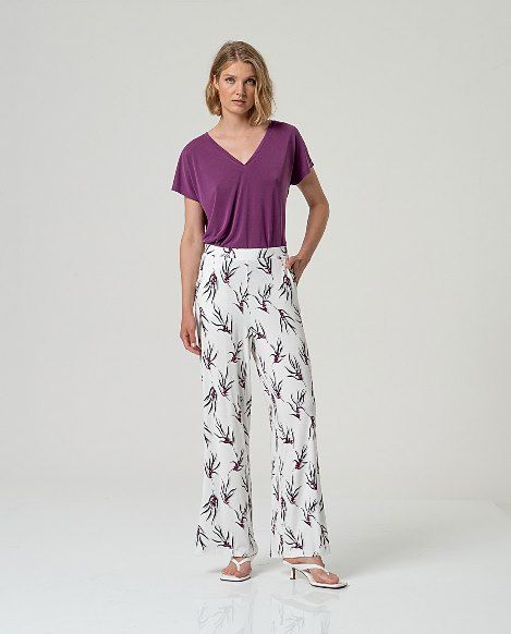 Pantalón amplio Blanco  SURKANA