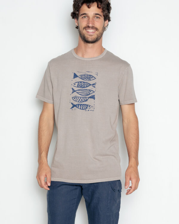 Camiseta básica Grabado peces Talp POU NOU