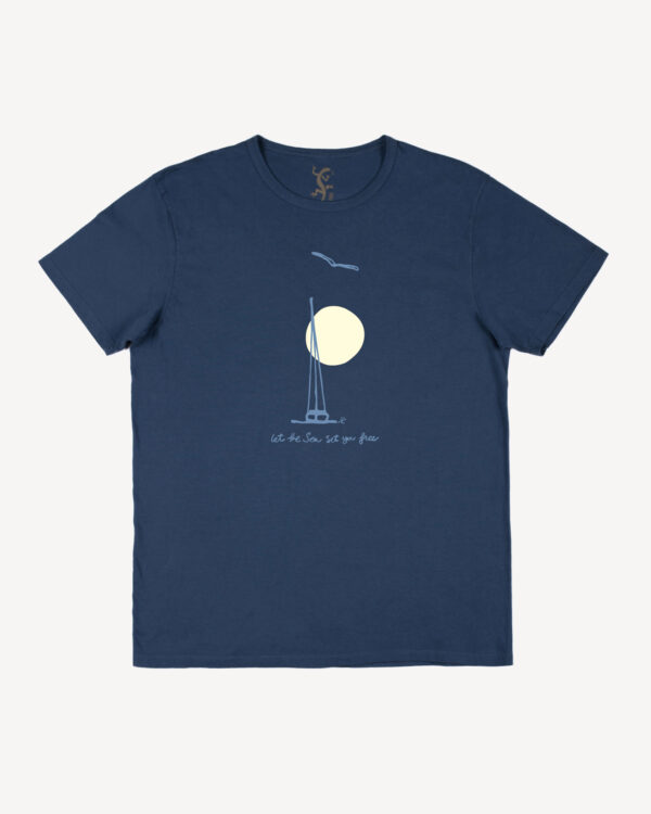 Camiseta básica Freedom Azul Marino POU NOU