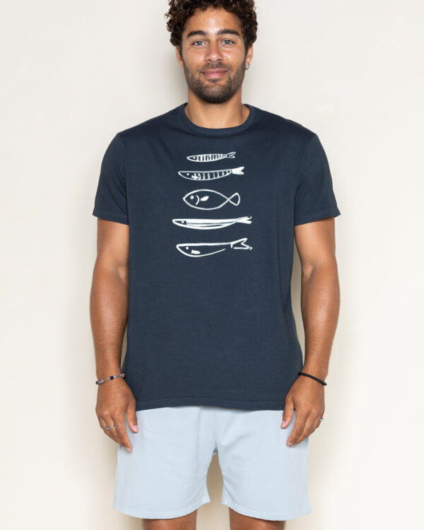 Camiseta básica 5 Peces Carbón  POU NOU