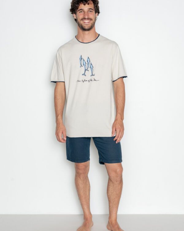 Camiseta Rollie Delfines Perla POU NOU
