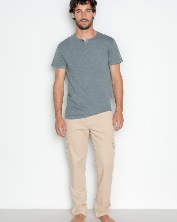 Camiseta Flamé Liso Gris POU NOU