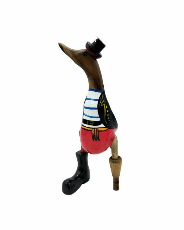 Pato Madera Pirata 25 cm