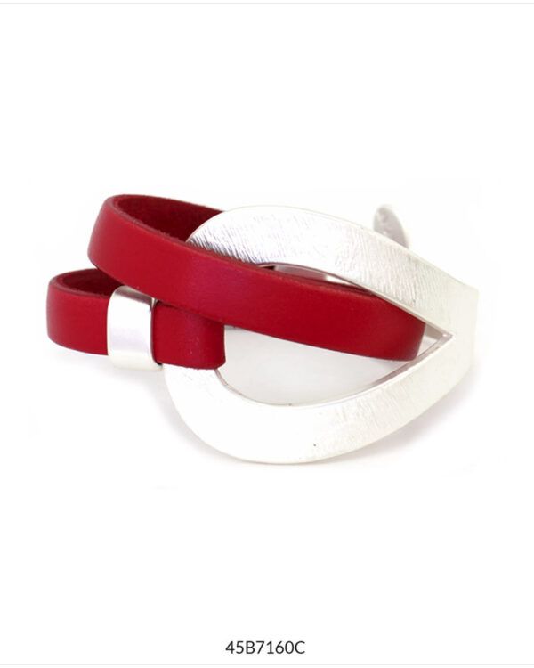 PULSERA MAGIC Rojo Plata