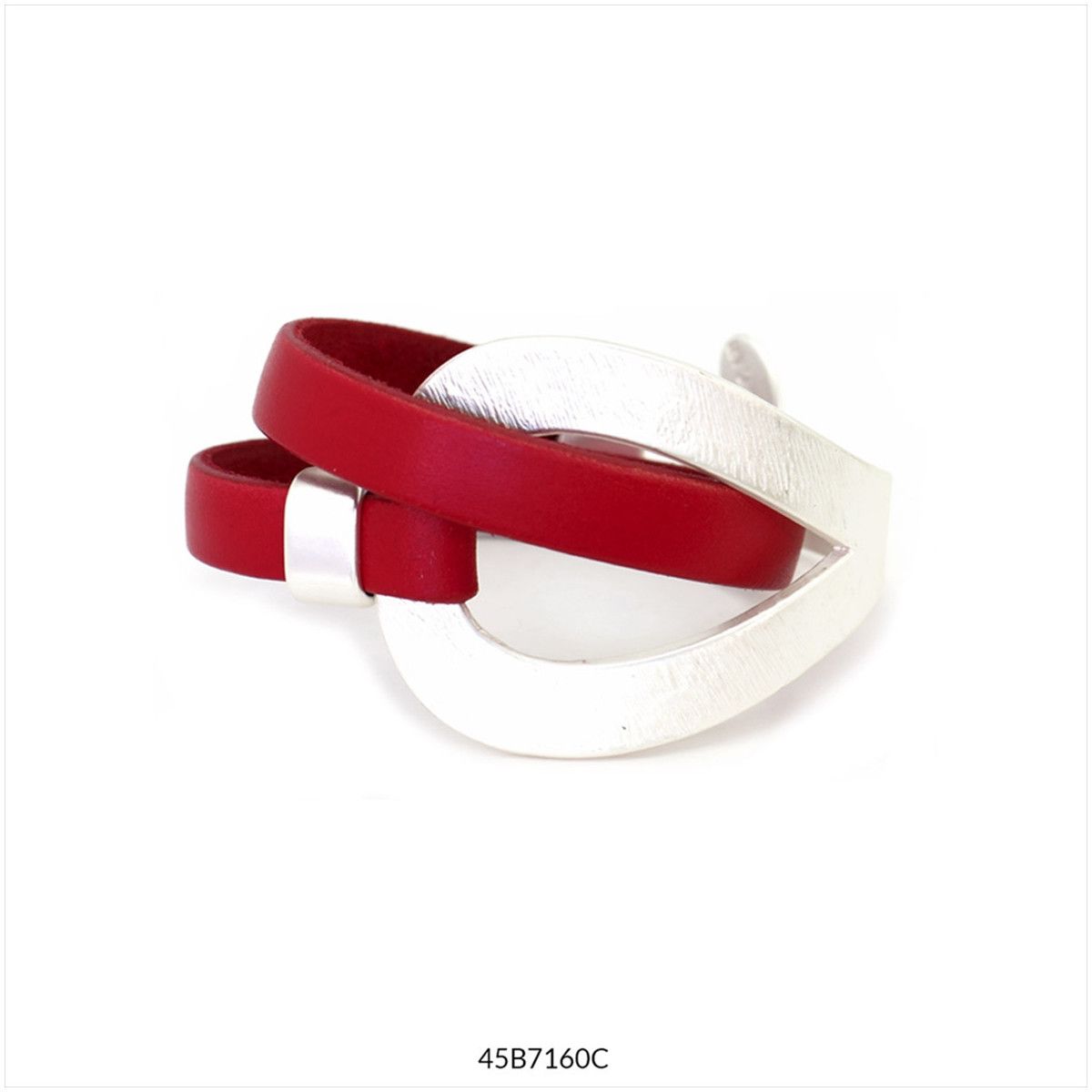 PULSERA MAGIC Rojo Plata