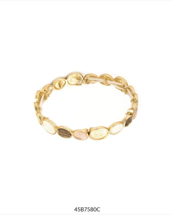 PULSERA VINYET Dorado marrón