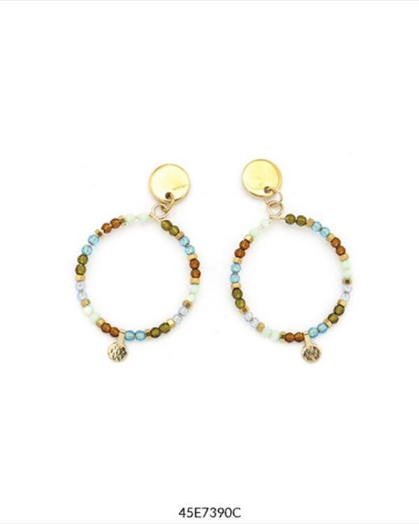 PENDIENTES FRESH Marrón