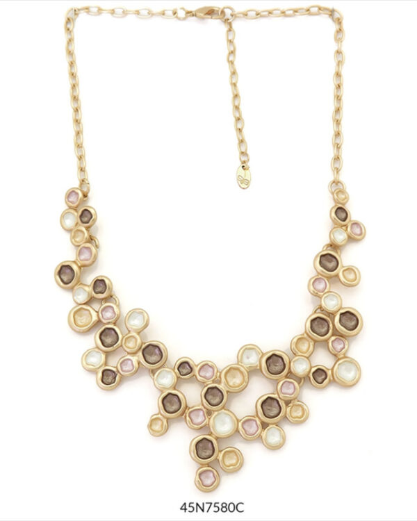 COLLAR VINYET Dorado marrón