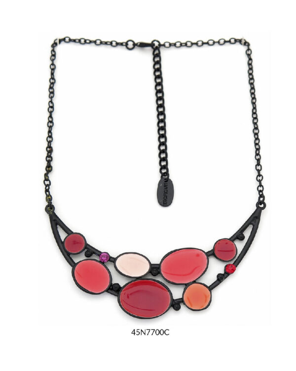 COLLAR BLACK COLOR I Rojo