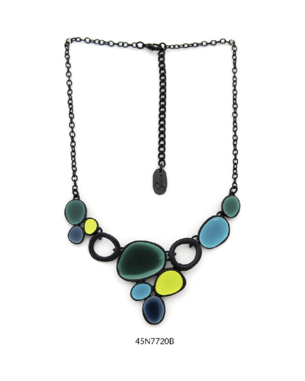 COLLAR BLACK COLOR II Azul
