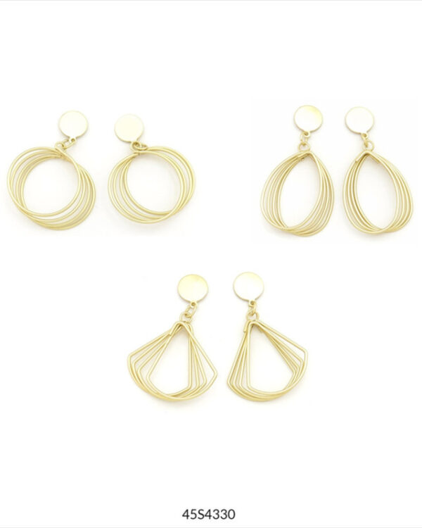 PENDIENTES FAN I dorados