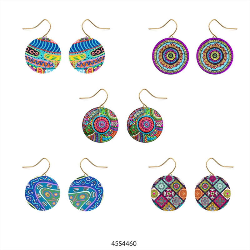 PENDIENTES MANDALA