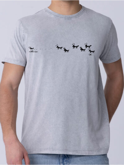 Camiseta HERO (Hormigas) Gris claro   BA-HUI