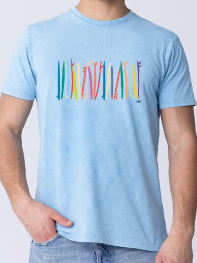 Camiseta IRIS SURF Azul Cielo  BA-HUI