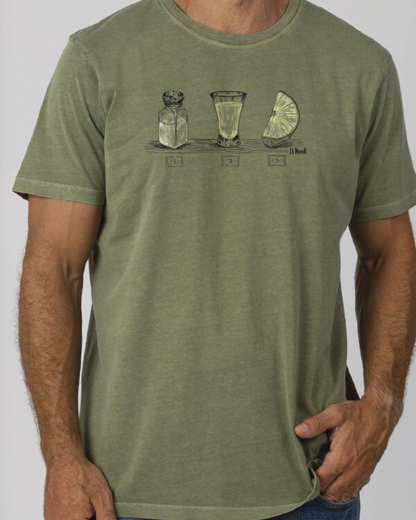 Camiseta TEQUILA Verde Safari  LA NANSA
