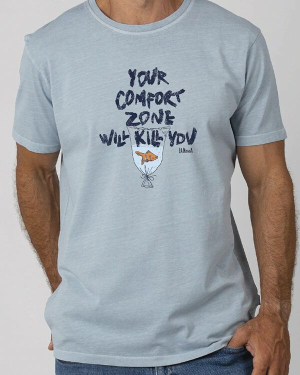 Camiseta PECERA Azul Nube  LA NANSA