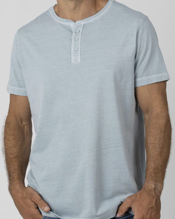 Camiseta PANADERA 3 Botones Azul Nube