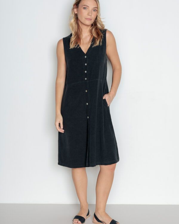 Vestido Botones NLV Negro POU NOU