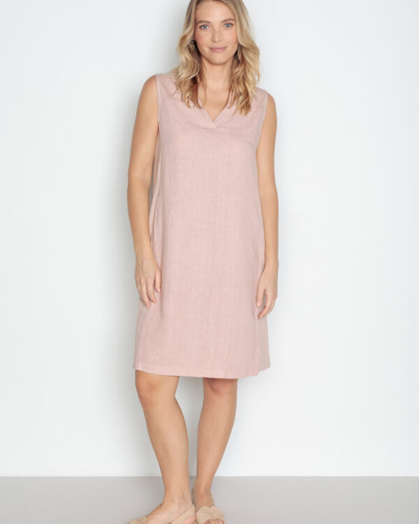 Vestido Pic Combi Rosado  POU NOU
