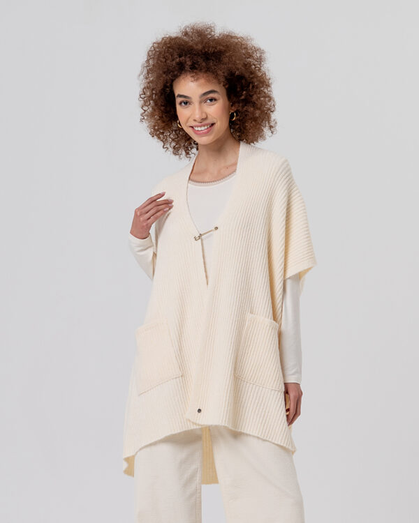 Poncho de canalé Crudo    SURKANA
