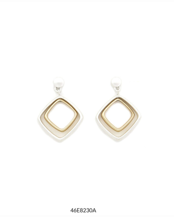 PENDIENTES CORA PLATEADO/DORADO