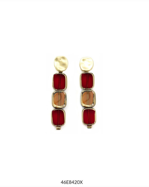 PENDIENTES VALERIE ROUGE