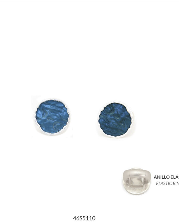 ANILLO HELENE PLATEADO AZUL