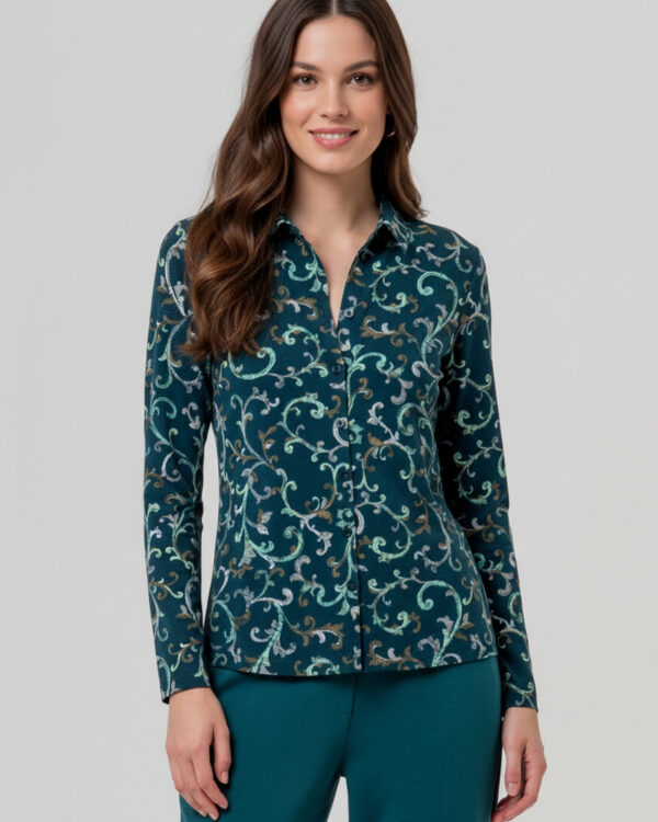 Camisa Verde Oscuro  SURKANA