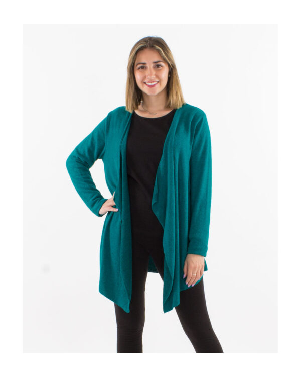Chaqueta larga punto Esmeralda    COLINE